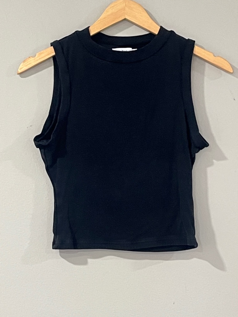 All The Ways Black Crewneck Tank Top